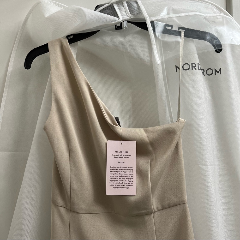 *NWT* BHLDN Dylan Satin Charmeuse Champagne Bridesmaid Dress